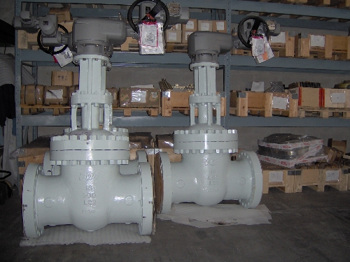 Actuated gate valves